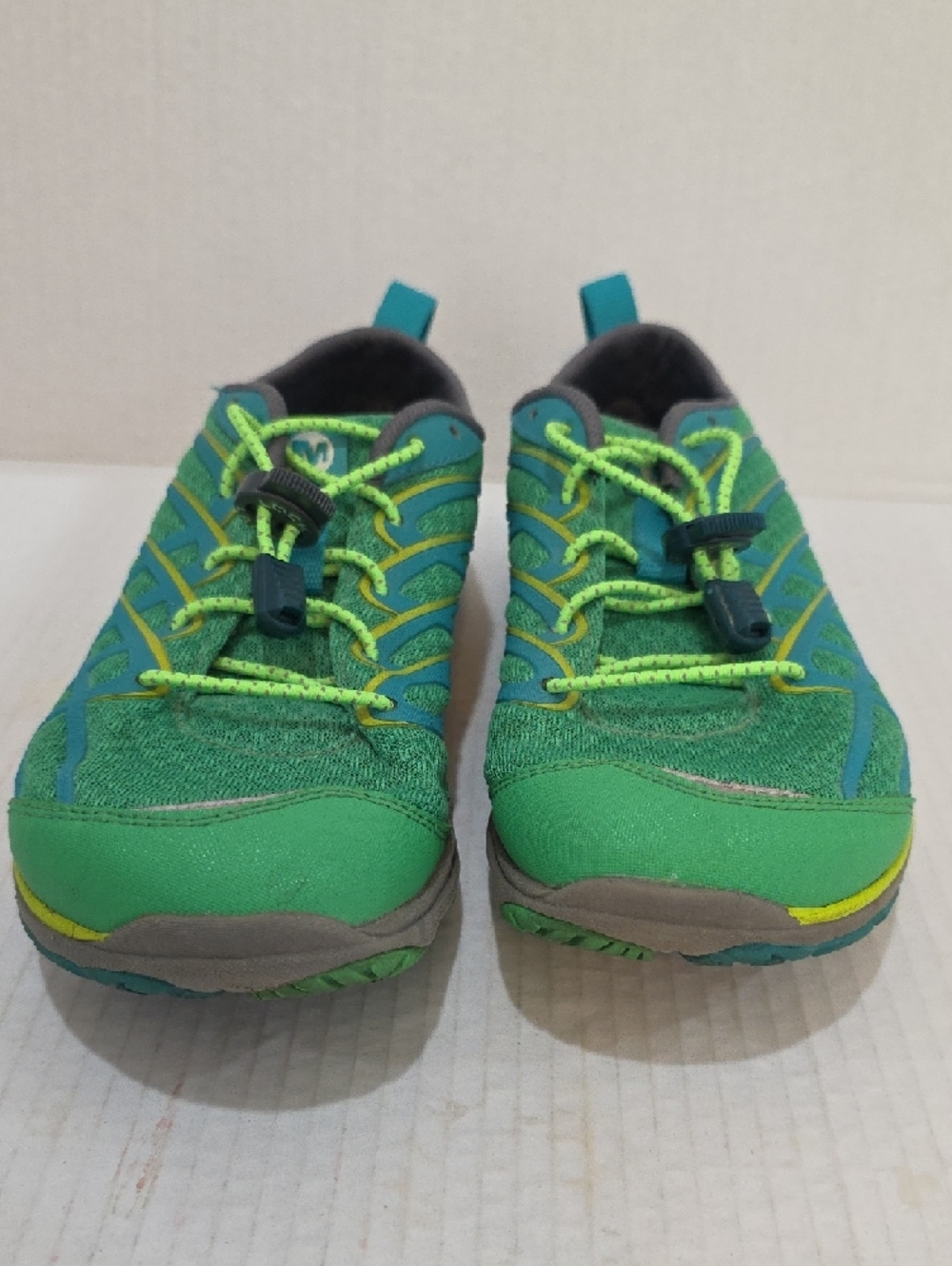 Merrell  Barefoot Vibram Womens Green and Teal Trail Sneakers Size 9 - Picture 5 of 10